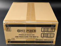 One Piece PRB-02 The Best Vol 2 Premium Booster 10-Box Case SEALED - Image 4