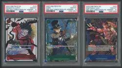 2025 One Piece 3rd Anniversary 3 Brothers Winner Sabo Luffy Ace PSA 10 Set of 3 - Image 1
