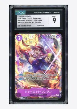 One Piece CGC 9 Charlotte Linlin R Alternate Art 2025 EB03-034 EB03 Japanese - Image 1