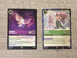 Disney Lorcana Promo: Dumbo The Flying Elephant 1 + Goofy Set for Adventure 39 - Image 1