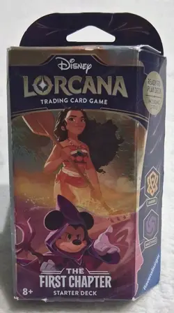 Disney Lorcana Trading Card Game The First Chapter Starter Deck Amber/amethyst 4050368981691 - Image 1