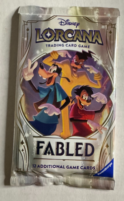 x1 Disney Lorcana Set 9 Fabled New Factory Sealed Booster Pack English - Image 1