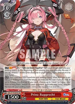 Weiss Schwarz Prinz Rupprecht AZL/S119-E070S SR Super Rare Azur Lane Vol 2 - Image 1