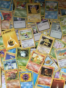 Vintage Pokemon Cards Bundle x 100 including base set 1999 WOTC - Image 4