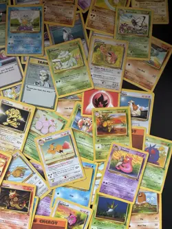 Vintage Pokemon Cards Bundle x 100 including base set 1999 WOTC - Image 5