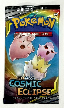 Pokemon S&M Cosmic Eclipse 10 Card Pack Rare Out of Print Factory Sealed New OOP - Image 1