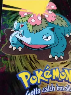 1999 Topps: Pokemon Venusaur #03 E3 of 12 Holo Foil Pokemon TCG MP/LP Rare Card - Image 2