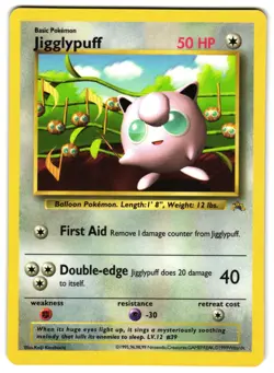 JIGGLYPUFF - LP - GREY STAR COROCORO GLOSSY PROMO JAPANESE POKEMON CARD - Image 1