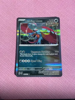 Roaring Moon 065/131 Sv: Prismatic Evolutions Holo Rare Pokemon TCG Card - Image 1