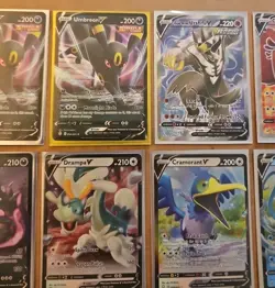 (18) Pokemon TCG Full Art V Cards LOT Umbreon Morpeko Goodra Surfing Pikachu LOT - Image 5