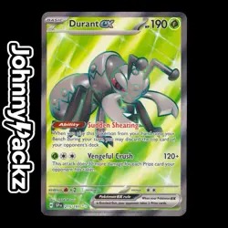 Durant ex 215/191 - 2024 Surging Sparks Full Art Ultra Rare - Pokemon Card NM - Image 1