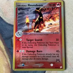 Pokemon Card | Team Magma's Houndoom 34/95 Reverse Holo 2004 - Image 1