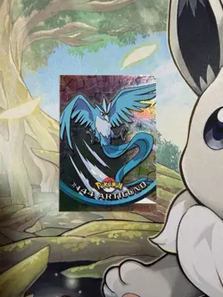 Pokemon Topps Articuno #144 NM Holo Foil Italian ERROR CARD Krabby Back - Image 2