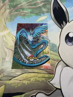 Pokemon Topps Articuno #144 NM Holo Foil Italian ERROR CARD Krabby Back - Image 4