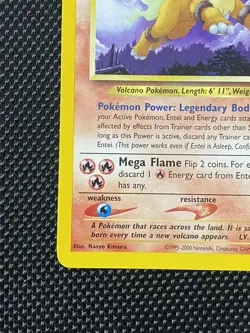 Entei Non-Holo 17/64 Neo Revelation Unlimited Pokemon Card - LP/NM - Image 5