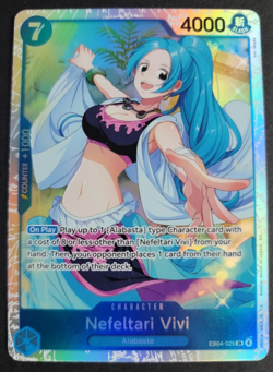 Nefeltari Vivi EB04-025 SR Super Rare One Piece The Azure Sea's Seven TCG Card - Image 1