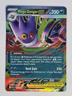 Ascended Heroes Mega Gengar EX Full Art Holo Card 269/217 + Bonus - Image 3