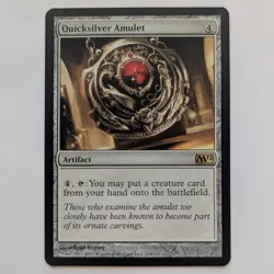 Quicksilver Amulet, 2012 Core Set (M12) #214, NM MTG - Image 1