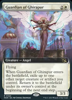 Guardian of Ghirapur - Extended Art Light Play, English Magic the Gathering MTG - Image 1