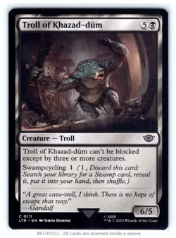 MTG Troll of Khazad-dum Universes Beyond: The Lord of the Rings: Tales of Middle - Image 1