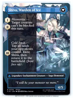 MTG Jill, Shiva's Dominant (Borderless) FINAL FANTASY NM - Image 2