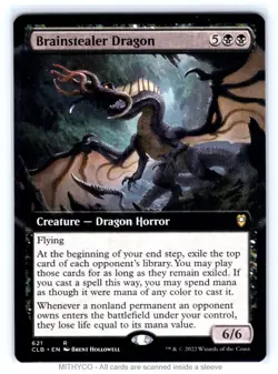 MTG Brainstealer Dragon (Extended Art) Commander Legends: Battle for Baldur's Ga - Image 1