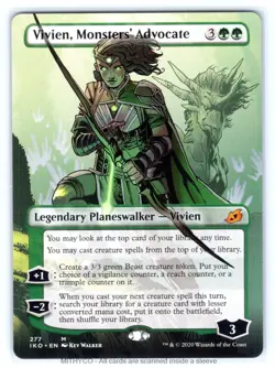 MTG Vivien, Monsters' Advocate (Borderless) Ikoria: Lair of Behemoths NM - Image 1