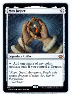 MTG Mox Jasper Tarkir: Dragonstorm NM - Image 1
