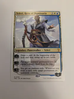 Teferi, Hero of Dominaria (White Border) Mystery Booster 2 Regular 0090 MtG - Image 1