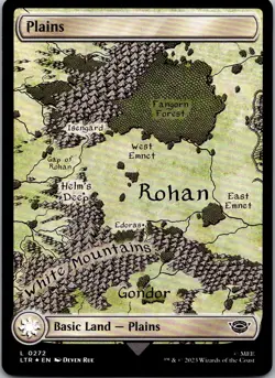 Plains () (Surge Foil) L The Lord of the Rings: Tales of Middle-earth 713 NM - Image 1