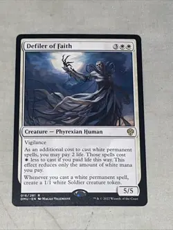 x1 Defiler of Faith - Foil R MTG Dominaria United M/NM, English - Image 1