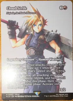 Magic: The Gathering Cloud Strife Legendary Creature FFVII M-0042 English Nomura - Image 1