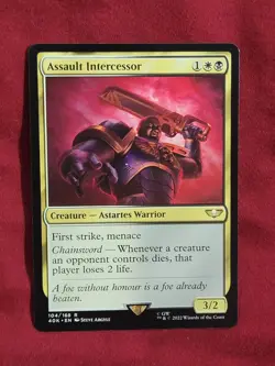 1x Assault Intercessor NM-Mint, English Commander: Universes Beyond: Warhammer - Image 1