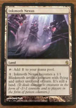 Inkmoth Nexus - Mirrodin Besieged - Rare - NM/LP (See pics) MTG - Image 1