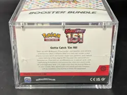 Pokemon 151 SV3.5 Booster Bundle Display Factory Sealed Case W/Acrylic Case - Image 3