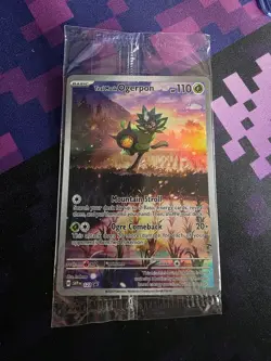 SEALED Teal Mask Ogerpon 123 SV: Twilight Masqeurade Promo Card- Pokemon TCG - Image 1