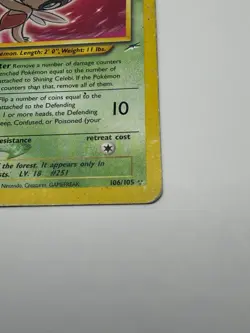 Shining Celebi 106/105 Neo Destiny Holo Pokemon TCG WOTC - Image 4