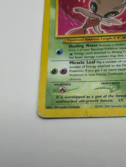 Shining Celebi 106/105 Neo Destiny Holo Pokemon TCG WOTC - Image 5
