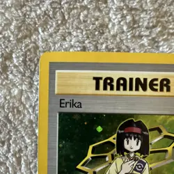 Pokemon Erika Gym Heroes 16/132 Holo Rare Trainer Ken Sugimori 2000 - Image 3