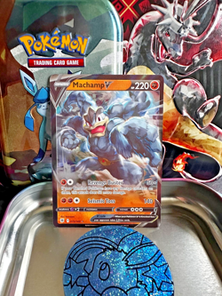 Pokemon TCG Machamp V 072/189 Ultra Rare SWSH10: Astral Radiance - Image 1