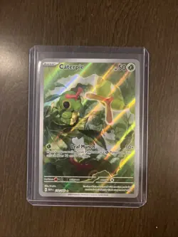 Pokemon TCG Scarlet & Violet 151 Caterpie Illustration Rare 172/165 - Image 1
