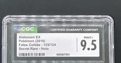 Pokemon Alakazam EX (Secret) XY - Fates Collide #125 English CGC 9.5 - Image 3