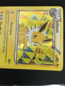 Pokemon Jolteon Black And White BW91 Black Star Promo Holo Rare - Image 3