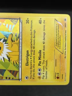 Pokemon Jolteon Black And White BW91 Black Star Promo Holo Rare - Image 4