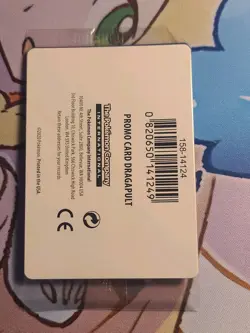 EU Exclusive Pokemon Dragapult 091/192 Rebel Clash Stamped Promo Sealed - Image 2