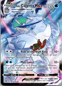 Ice Rider Calyrex VMAX TG15/TG30 Astral Radiance Trainer Gallery Holo Pokemon - Image 1