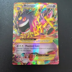 Mega M Gengar EX Holo 121/119 Pokemon TCG XY Phantom Forces NM NEAR MINT - Image 1