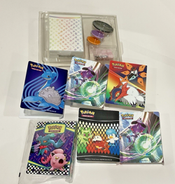 Lot of 6 Empty Pokemon Mini Binders and 1 Deck Box - Image 1