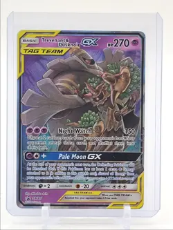 TREVENANT DUSKNOIR GX 2019 POKEMON SUN & MOON BLACK STAR PROMO #SM217 Q6650 - Image 1