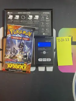 22.33g VERY HEAVY Surging Sparks Pokemon Sealed Booster Pack New SIR/HRU - Image 1